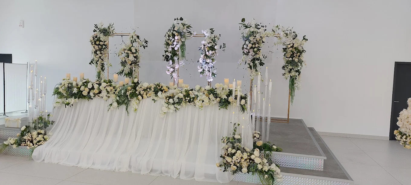 Table d'honneur décorée variante 2