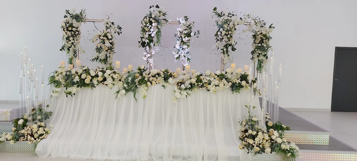 Table d'honneur décorée variante 3